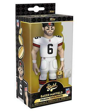 Funko Gold 5" NFL: Cleveland Browns - Baker Mayfield Away Jersey (Chase) - Sweets and Geeks