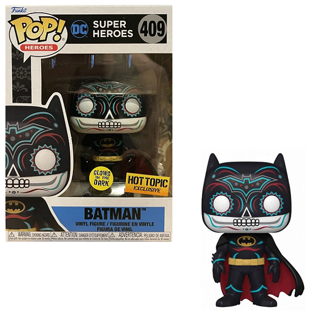 Funko Pop Heroes : DC Super Heroes Batman (Dia De Los Muertos) (Glo