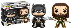 Funko Pop! Heroes: Justice League - Batman and Aquaman (F.Y.E.) (2-Pack) - Sweets and Geeks