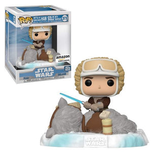 Funko POP! Movies: Star Wars - Battle at Echo Base: Han Solo with Tauntaun #373 - Sweets and Geeks