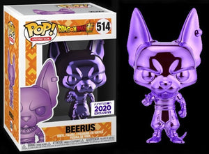 Funko Pop! Dragonball Super - Beerus (Purple Chrome) #514 - Sweets and Geeks