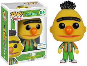 Funko Pop! Sesame Street: Seasame Street - Bert (Flocked) (Barnes & Noble Exclusive) #04 - Sweets and Geeks