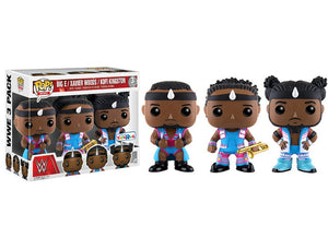 Funko Pop WWE: WWE - Big E, Xavier Woods, & Kofi Kingston (ToysRUs) (3-Pack) - Sweets and Geeks
