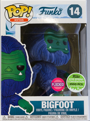 Funko Pop! Myths - Bigfoot (Flocked) (Blue & Green) [Spring Convention] #14 - Sweets and Geeks