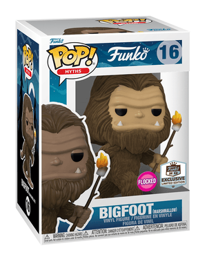 Funko Pop! Myths: Funko - Bigfoot (Marshmallow) (Flocked) (Funko HQ) #16 - Sweets and Geeks