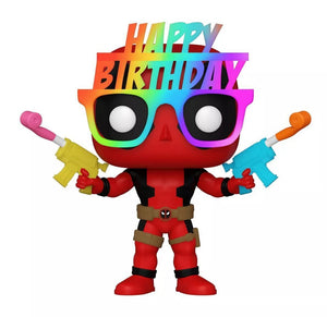 Funko Pop Marvel: Deadpool - Deadpool Birthday Glasses (Target Exclusive) #783 - Sweets and Geeks