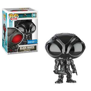 Funko Pop! Heroes: Aquaman - Black Manta (Metallic) (Walmart Exclusive) #248 - Sweets and Geeks