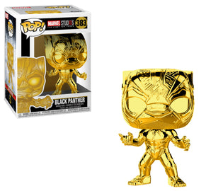 Funko Pop! Marvel - Black Panther (Gold Chrome) #383 - Sweets and Geeks