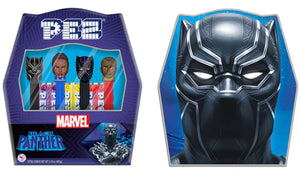 PEZ Black Panther Gift Tin - Sweets and Geeks