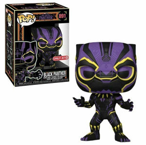 Funko Pop! Marvel - Black Panter #891 (Blacklight) (Target Exclusvie) - Sweets and Geeks