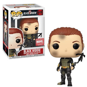 Funko Pop! Marvel: Black Widow - Black Widow (Battle Damaged) (Collector Corps Exclusive) #619 - Sweets and Geeks