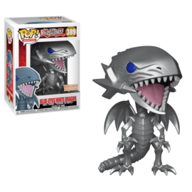 Funko Pop! Animation: Yu-Gi-Oh! - Blue-Eyes White Dragon (Silver) (Box Lunch Exclusive) #389 - Sweets and Geeks