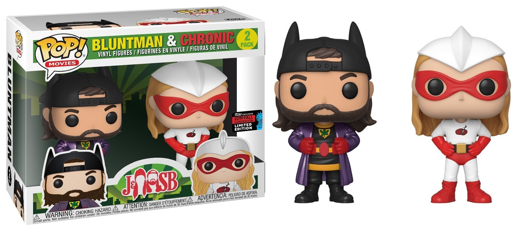 Funko Pop! Jay & Silent Bob - Bluntman & Chronic (2 Pack) [Fall 