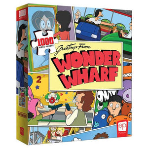 Bob's Burgers - Greetings from Wonder Wharf 1000 Piece Puzzle - Sweets and Geeks