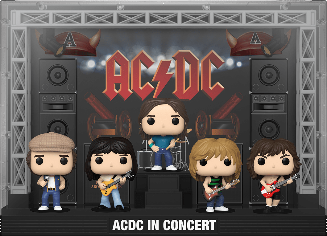 Funko POP Albums: AC/DC - Brian Johnson / Malcom Young / Phill