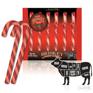 Brisket Candy Canes - Sweets and Geeks