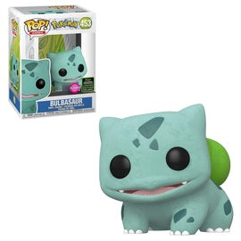 Funko Pop! Pokemon - Bulbasaur (Flocked) [Spring Convention] #453 - Sweets and Geeks