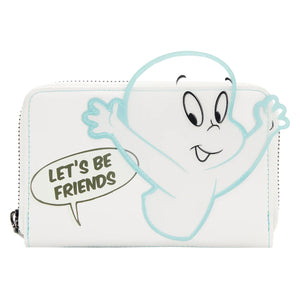 Casper the Friendly Ghost Glow Zip Around Wallet - Sweets and Geeks
