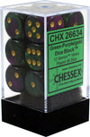 Chessex Gemini 16mm D6 Dice Block (12 Dice) - Sweets and Geeks