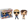 Funko Pop! Games: Captain Marvel vs Chun-Li (Player 2) (2-Pack) - Sweets and Geeks