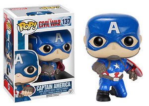 Funko Pop! Captain America: Civil War - Captain America #137 - Sweets and Geeks