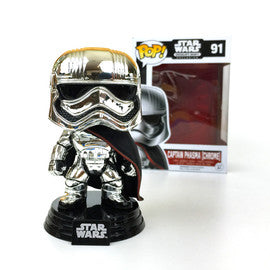 Funko Pop! Star Wars - Captain Phasma (Chrome) #91 - Sweets and Geeks