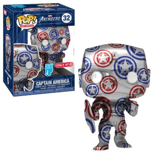 Funko POP! Art Series - Avengers - Captain America #32 - Sweets and Geeks