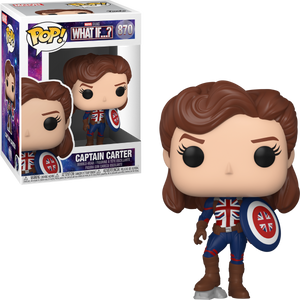 Funko POP! Heroes: Marvel's What If...? - Captain Carter #870 - Sweets and Geeks