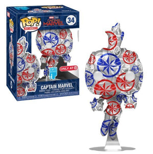 Funko POP! Art Series - Captain Marvel #34 - Sweets and Geeks