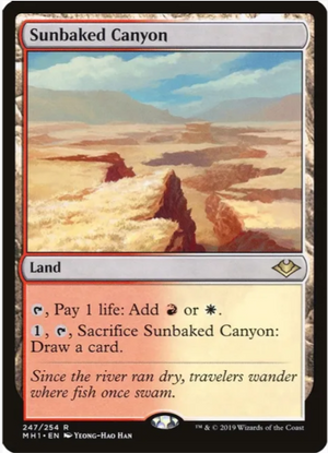 Sunbaked Canyon - Modern Horizons - #247/254 - Sweets and Geeks