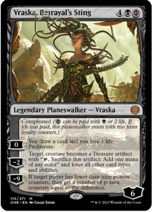 Vraska, Betrayal's Sting - Phyrexia: All Will Be One - #115/271 - Sweets and Geeks