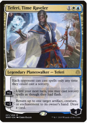Teferi, Time Raveler - War of the Spark - #221/264 - Sweets and Geeks