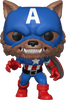 Funko Pop! Marvel - Capwolf (Summer Convention Limited Edition) #882 - Sweets and Geeks