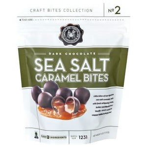 C3 DARK SEA SALT CARAMEL BITES - 4 OZ - Sweets and Geeks