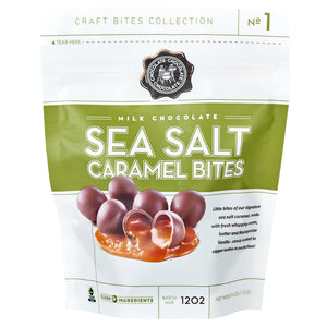 C3 Milk Chocolate Sea Salt Caramel Bites 4oz - Sweets and Geeks