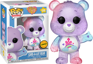 Funko Pop! Animation: Care Bears 40th Anniversary - Care-a-Lot Bear (Chase) (Translucent Glow) #1205 - Sweets and Geeks