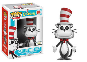 Funko POP Books: Dr. Seuss - Cat in the Hat #04 (Flocked) - Sweets and Geeks