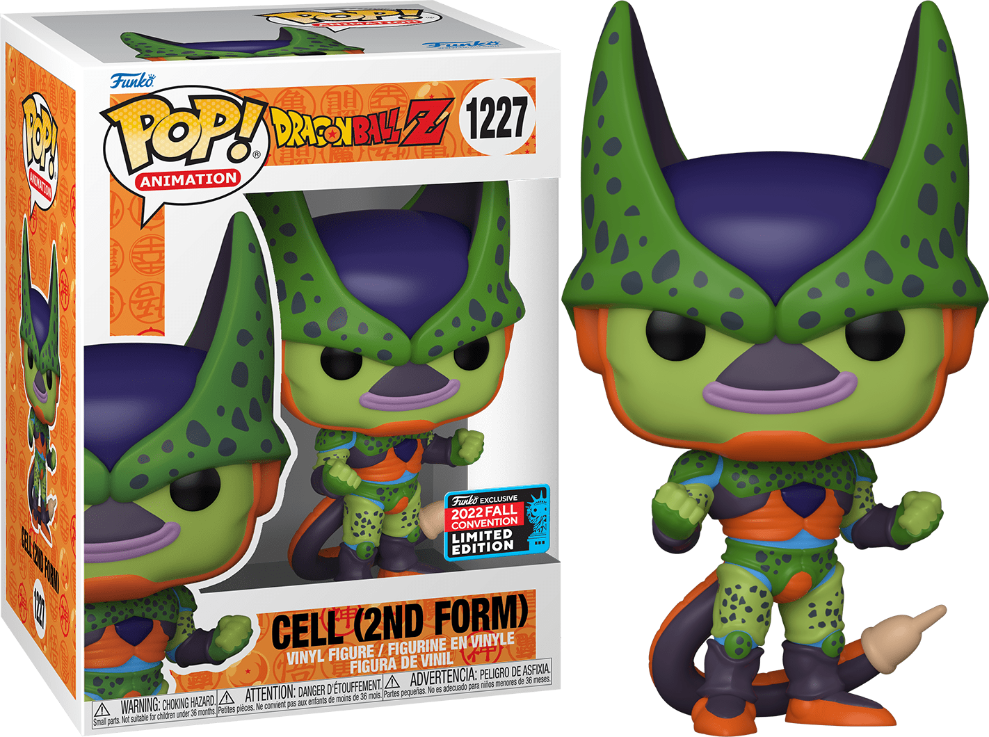 Funko Pop! Animation: Dragon Ball Z - Cell (2nd Form) (2022 Fall Conve ...