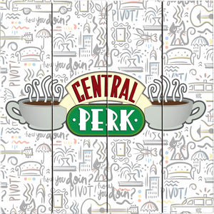 CENTRAL PERK WOOD SIGN - Sweets and Geeks
