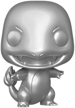 Funko POP Games: Pokemon - Charmander (Metallic) #455 - Sweets and Geeks