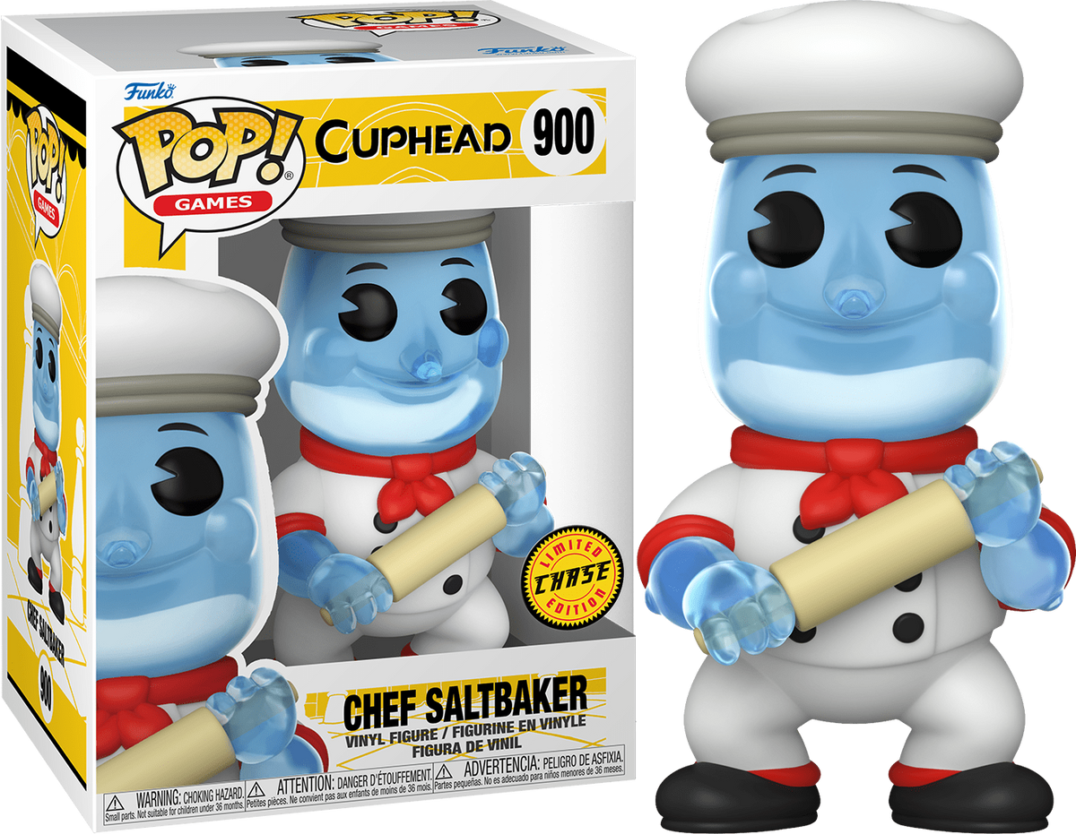 Funko Pop! Games Cuphead Chef Saltbaker (Rolling Pin Chase) 900