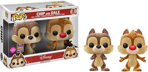 Funko Pop! Disney - Chip and Dale 2 Pack (2017 Summer Convention Exclusive) (Flocked) - Sweets and Geeks