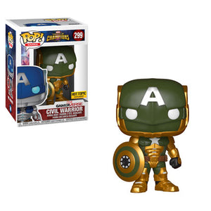 Funko POP! Games: Marvel Contest of Champions - Civil Warrior (Secret Empire) (Glow) (Hot Topic Exclusive) #299 - Sweets and Geeks