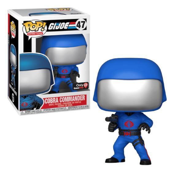 Funko Pop Retro Toys G.I. Joe Cobra Commander Gamestop