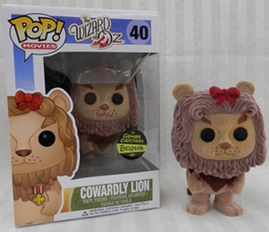 Funko Pop Movies: The Wizard of Oz - Cowardly Lion (Flocked) (Gemini Collectibles Exclusive) #40 - Sweets and Geeks
