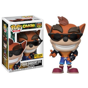 Funko Pop! Games : Crash Bandicoot - Crash Bandicoot Biker Outfit ( Hot Topic Exclusive) # 275 - Sweets and Geeks