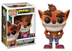 Funko Pop! Games : Crash Bandicoot - Crash Bandicoot (GameStop Exclusive) (Flocked) #273 - Sweets and Geeks