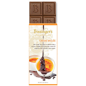 Bissinger's Milk Creme Brulee Chocolate Bar 3oz - Sweets and Geeks