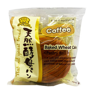 D-PLUS Baked Wheat Cake - Coffee 2.8oz - Sweets and Geeks