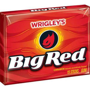 Wrigley's Big Red Cinnamon Gum 0.2oz - Sweets and Geeks